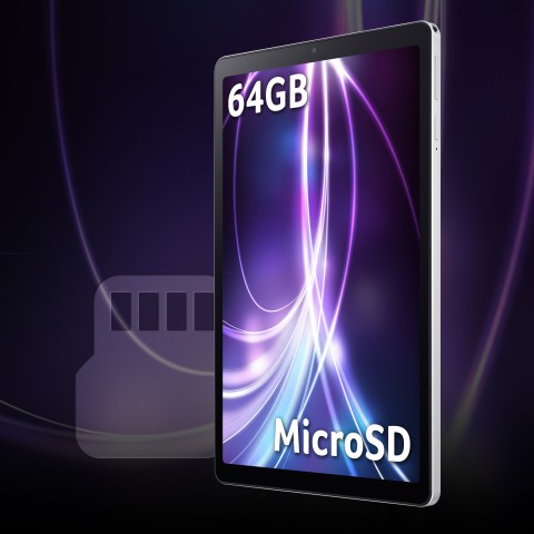 Acer Iconia A10-M1 - METAL 64GB Allwinner 25,6 cm (10.1") 4 GB Wi-Fi 6 (802.11ax) Android 14 Argento