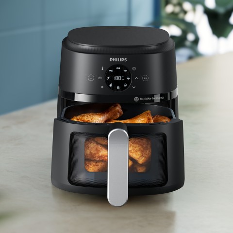 Philips 2000 series NA221/00 Airfryer 4.2 L, Friggitrice ad aria 13 in 1, App ricettario
