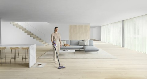 Dyson V8 Advanced Aspirapolvere a bastone 2 in 1 Batteria Secco Senza sacchetto Nichel, Argento