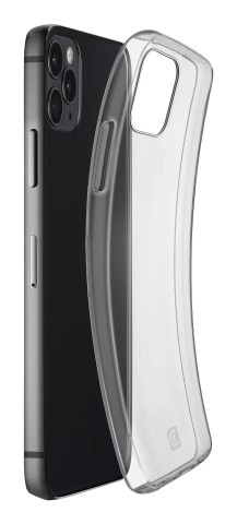Cellularline Fine - iPhone 12 / 12 Pro Cover in gomma morbida ultra sottile e trasparente
