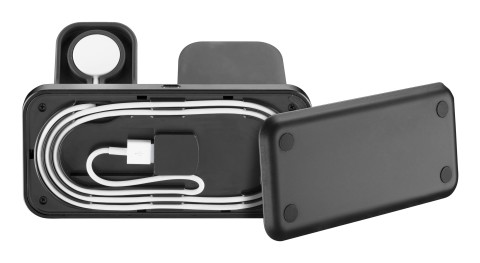 Cellularline TRIO WIRELESS CHARGER Supporto di ricarica wireless 3in1 per dispositivi Apple