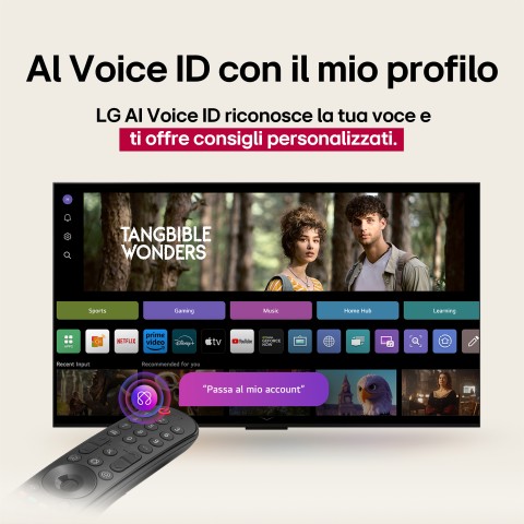 LG QNED AI 75QNED80A6A TV Serie QNED80 75'' 4K, α7 Gen8, HDR10, 20W, 3 HDMI con Game Optimizer, Smart TV WebOS 25