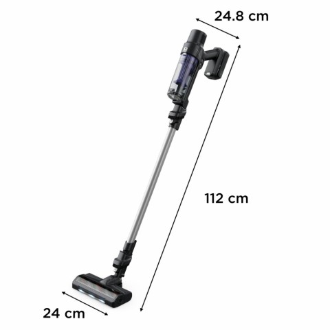 Rowenta RH6A35 Aspirapolvere a bastone 2 in 1 Batteria Secco Senza sacchetto Viola, Argento
