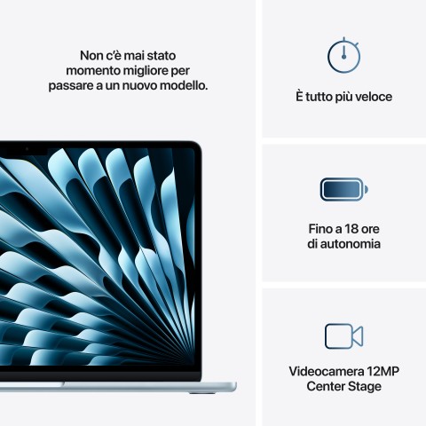 Apple MacBook Air 13'' M4 chip 10-core CPU 8-core GPU, 16GB, 256GB SSD - Celeste