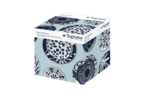 Tognana Porcellane MC070186010 servizio da tavola 18 pz Porcellana Blu, Bianco