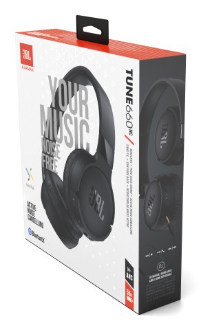 JBL Tune 660NC Auricolare Wireless A Padiglione Musica e Chiamate Bluetooth Nero