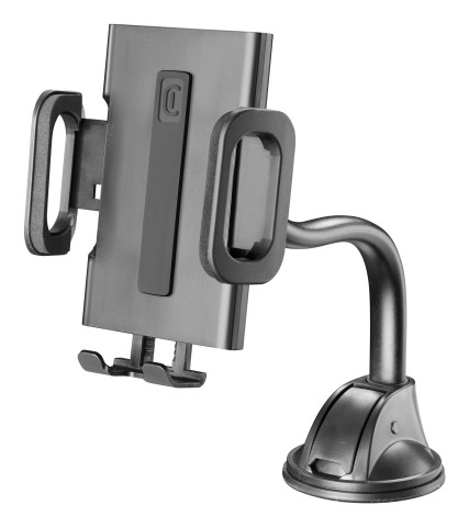 Cellularline Hug Flexi - Universal Supporto smartphone da auto con fissaggio a ventosa