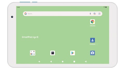 Mediacom SmartPad 8 Rockchip 32 GB 20,3 cm (8") 3 GB Android 12 Blu, Bianco