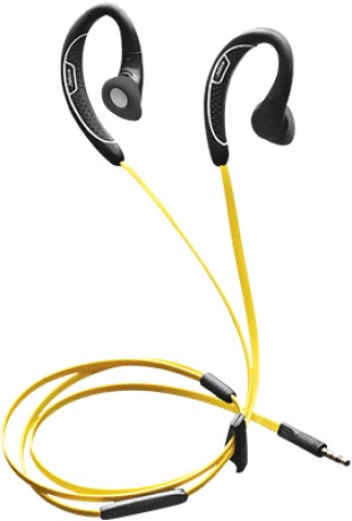Jabra Sport Corded Apple Auricolare Cablato A clip, In-ear Nero, Giallo