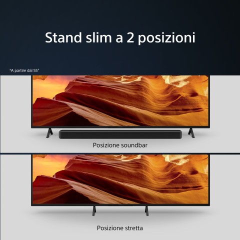 Sony BRAVIA | KD-55X75WL | LED | 4K HDR | Google TV | ECO PACK | BRAVIA CORE | Narrow Bezel Design