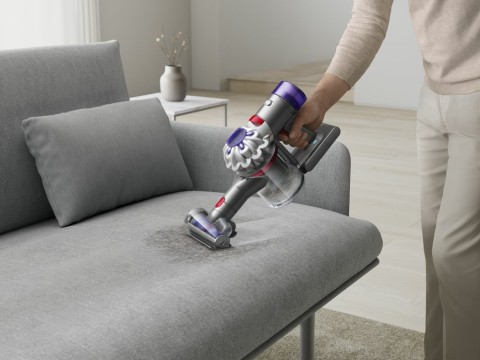 Dyson V8 Advanced Aspirapolvere a bastone 2 in 1 Batteria Secco Senza sacchetto Nichel, Argento