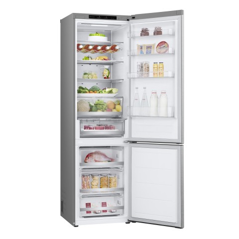 LG GBV7280AMB Frigorifero combinato, Classe A, 387L, Door & Linear Cooling, Fresh Converter & Balancer, Metal Sorbet