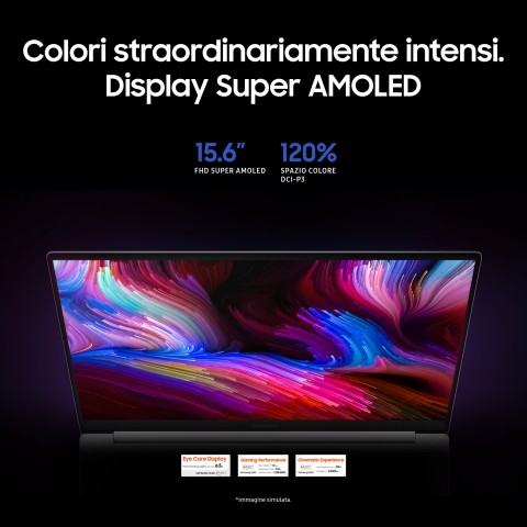 Samsung Galaxy Book2 Pro SE Intel Core Ultra 7 155H Computer portatile 39,6 cm (15.6") Full HD 16 GB LPDDR5x-SDRAM 512 GB Wi-Fi 6E (802.11ax) Argento
