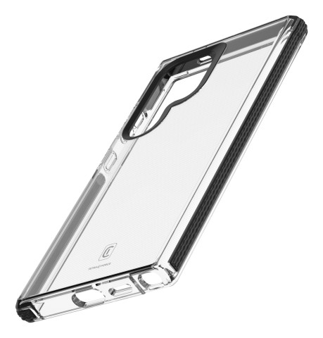 Cellularline Tetra Force Strong Guard - Galaxy S25 Ultra Custodia flessibile ultra-protettiva, anti-shock con tecnologia antibatterica Microban® integrata
