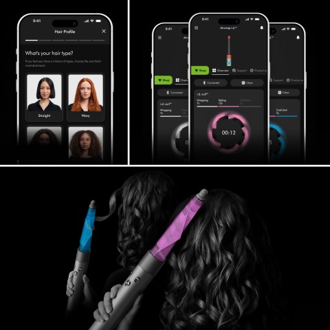 Dyson Airwrap i.d. Edizione Speciale Jusper Plum (per capelli Lisci e Mossi)