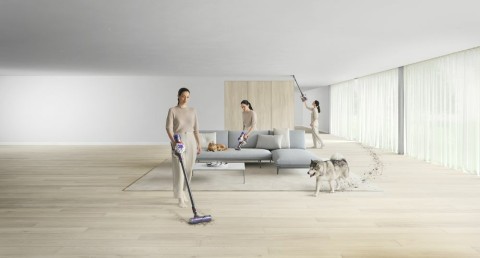 Dyson V8 Advanced Aspirapolvere a bastone 2 in 1 Batteria Secco Senza sacchetto Nichel, Argento