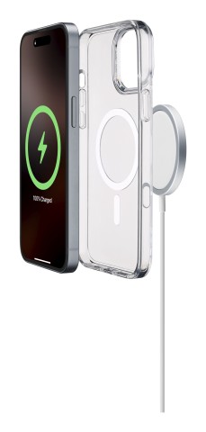 Cellularline Gloss Mag - iPhone 16 Pro Custodia compatibile con ecosistema Magsafe
