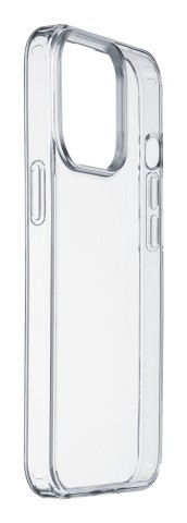 Cellularline Clear Strong - iPhone 15 Pro Max Custodia rigida con bordi in gomma