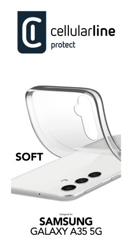 Cellularline Soft - Galaxy A35 5G Custodia in gomma morbida
