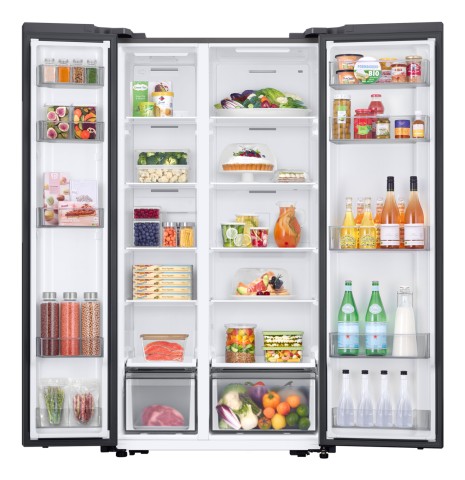 Samsung RS57DG400EM9 frigorifero side-by-side Libera installazione E Acciaio inox