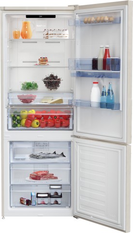 Beko RCNE560E40DBN Libera installazione 497 L E Sabbia