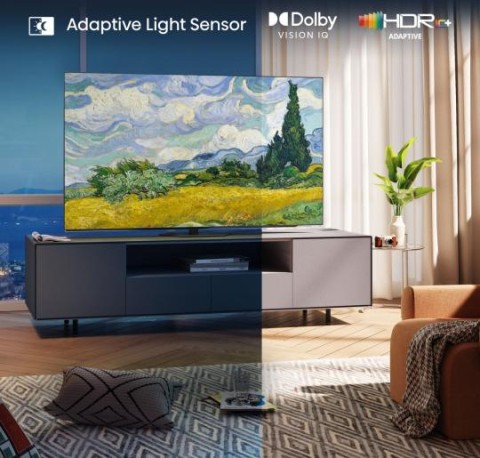 Hisense 55A86N TV 139,7 cm (55") 4K Ultra HD Smart TV Wi-Fi Nero, Grigio 150 cd/m²