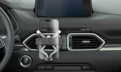 Cellularline Slide Fit - Universal Supporto smartphone da auto con sistema di inserimento facilitato