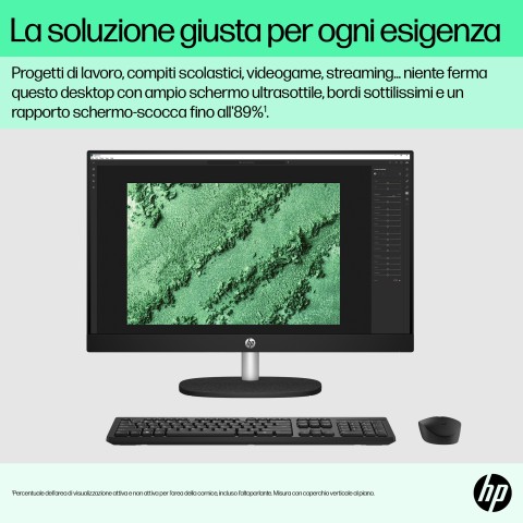 HP 23.8 inch All-in-One 24-cr0044nl PC Intel® Core™ i3 i3-1315U 60,5 cm (23.8") 1920 x 1080 Pixel PC All-in-one 8 GB DDR4-SDRAM 512 GB SSD Windows 11 Home Wi-Fi 6 (802.11ax) Bianco
