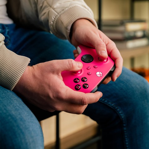 Microsoft Controller Wireless per Xbox - Deep Pink per Xbox Series X|S, Xbox One e dispositivi Windows