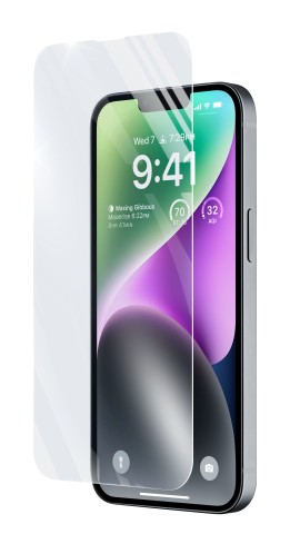Cellularline Impact Glass - iPhone 14 / 14 Pro Vetro temperato sottile, resistente e super sensibile