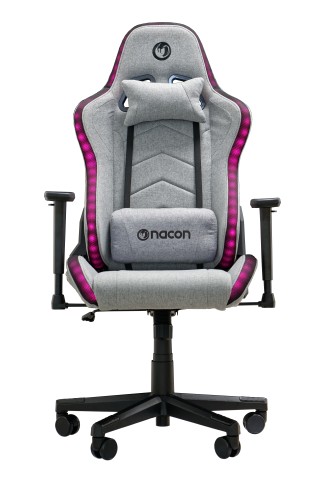 NACON PCCH-675-RGB sedia per videogioco Poltrona per gaming Seduta imbottita Grigio