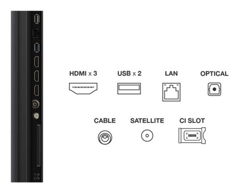 TCL C69KS Serie Smart TV QD-MiniLED 4K 50" 50C69KS, Dolby Vision & Atmos, Google TV