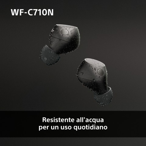 Sony WFC710NB.CE7 cuffia e auricolare True Wireless Stereo (TWS) In-ear Musica e Chiamate USB tipo-C Bluetooth Nero