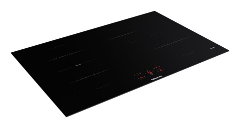 Hisense HI8421BSC piano cottura Nero Da incasso 80 cm Piano cottura a induzione 4 Fornello(i)
