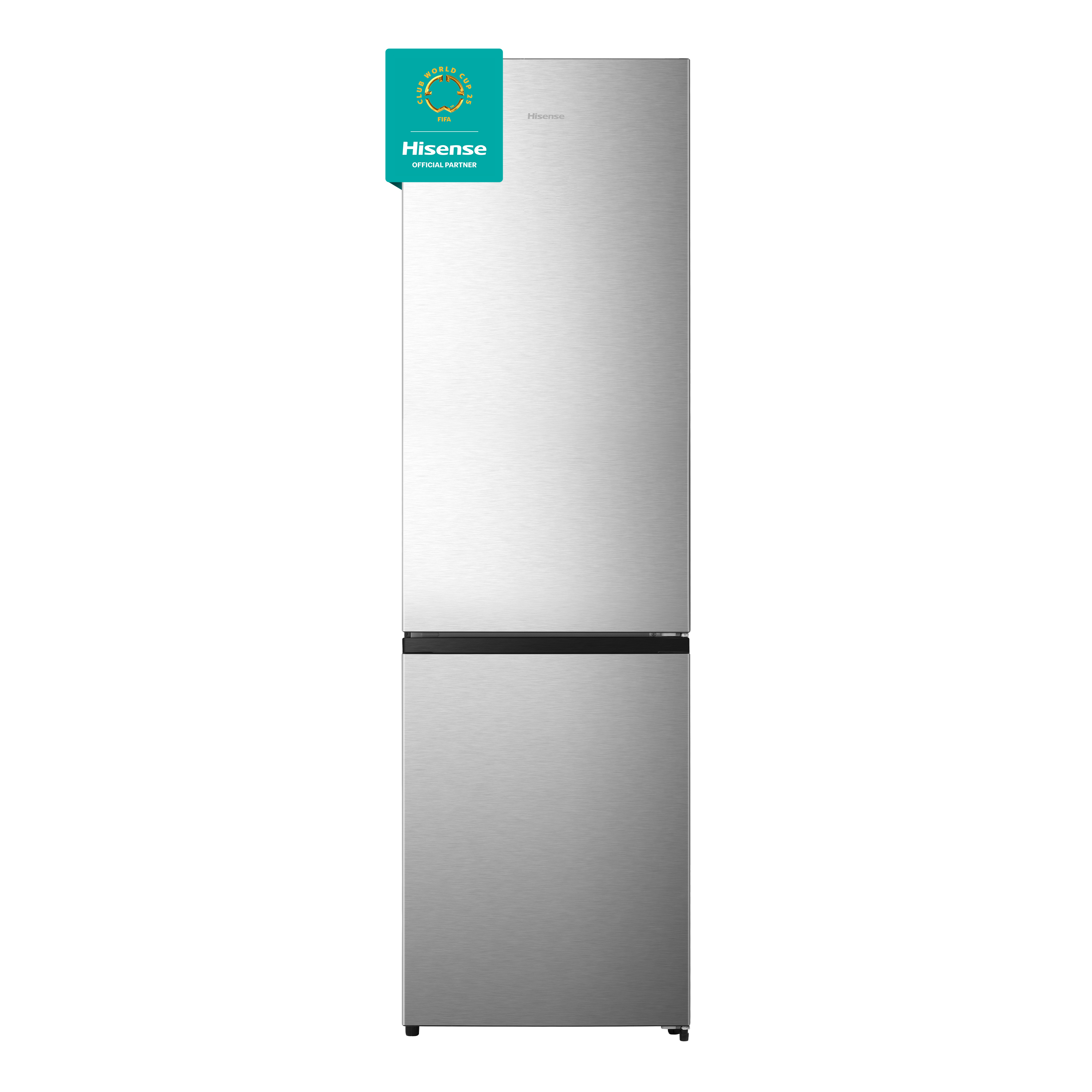 Hisense RB440N4ACA frigorifero con congelatore Libera installazione 336 L A Acciaio inox