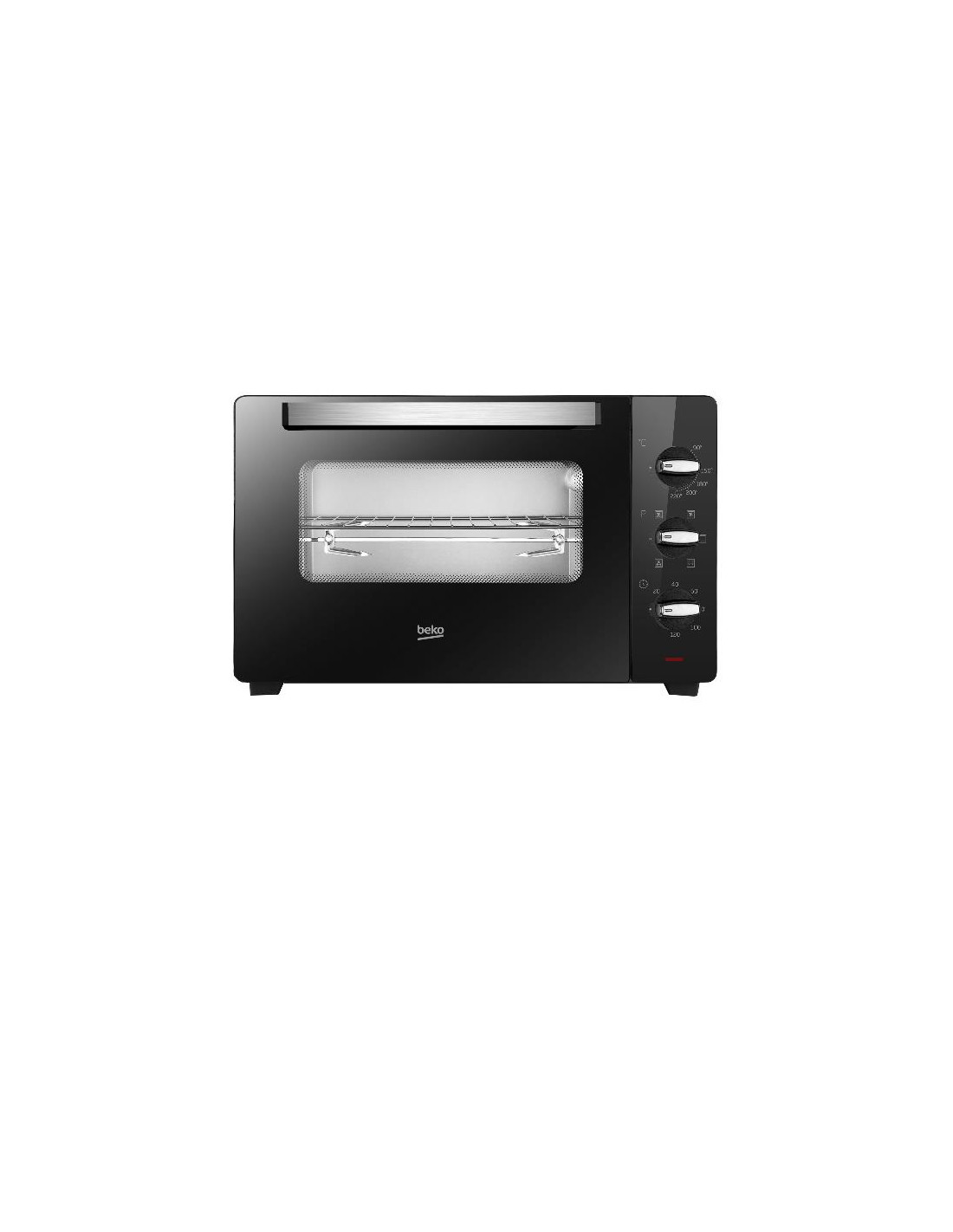 FORNETTO EL. 2000W 45LT 5FUNZ. VENT. TIMER NERO