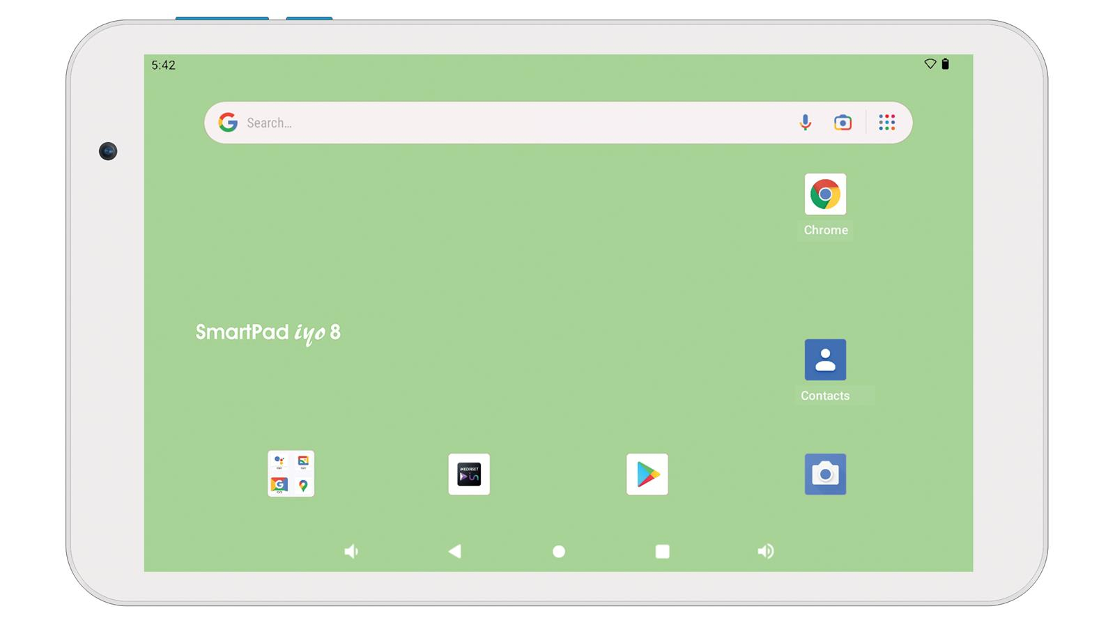 Mediacom SmartPad 8 Rockchip 32 GB 20,3 cm (8") 3 GB Android 12 Blu, Bianco