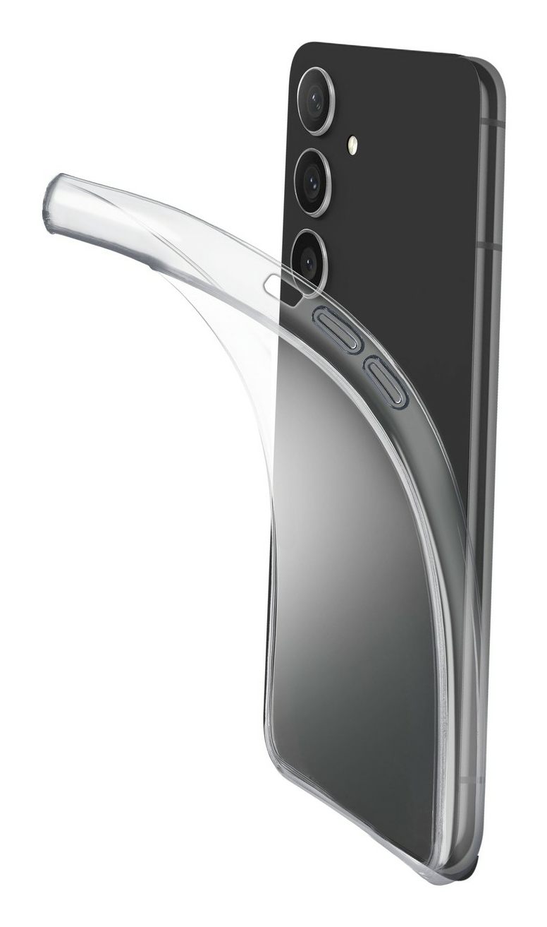 Cellularline Fine - Galaxy A55 5G Cover in gomma morbida ultra sottile e trasparente
